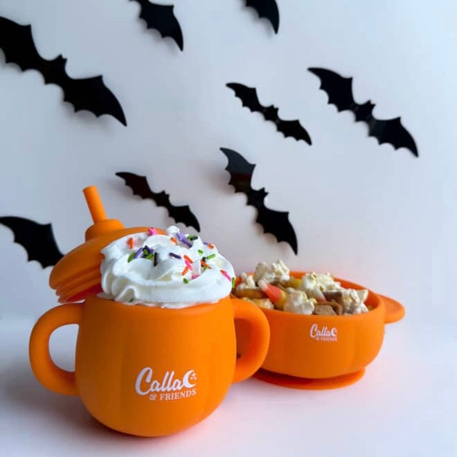 The Pumpkin Patch Suction Bowl