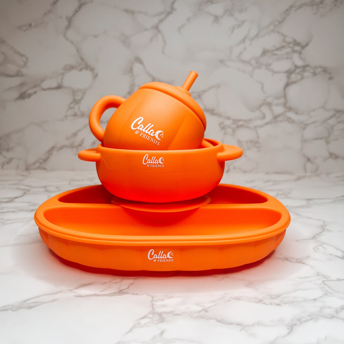 The Pumpkin Patch Suction Bowl