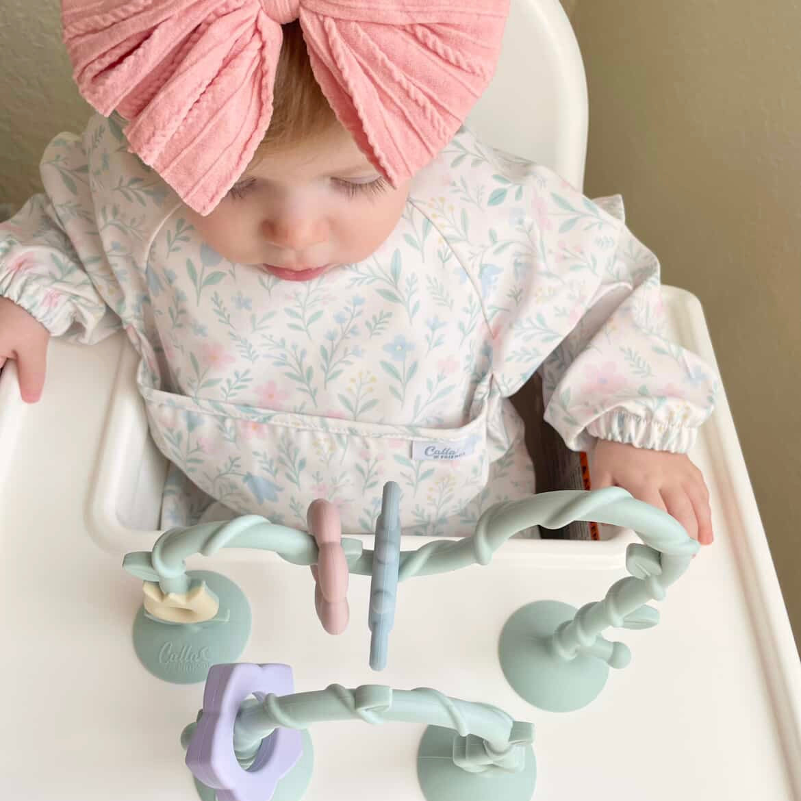 The Grayson Long Sleeve Bib - Wildflower Dreams