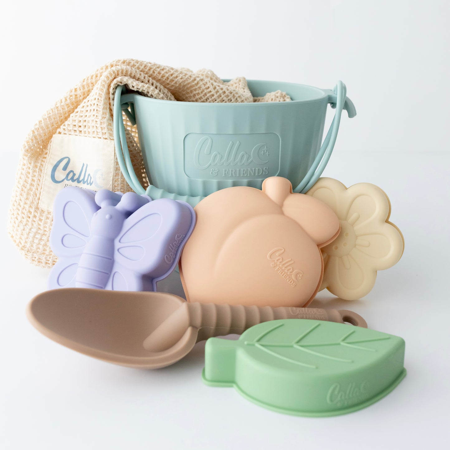 Peach Blossom Silicone Beach Toy Set