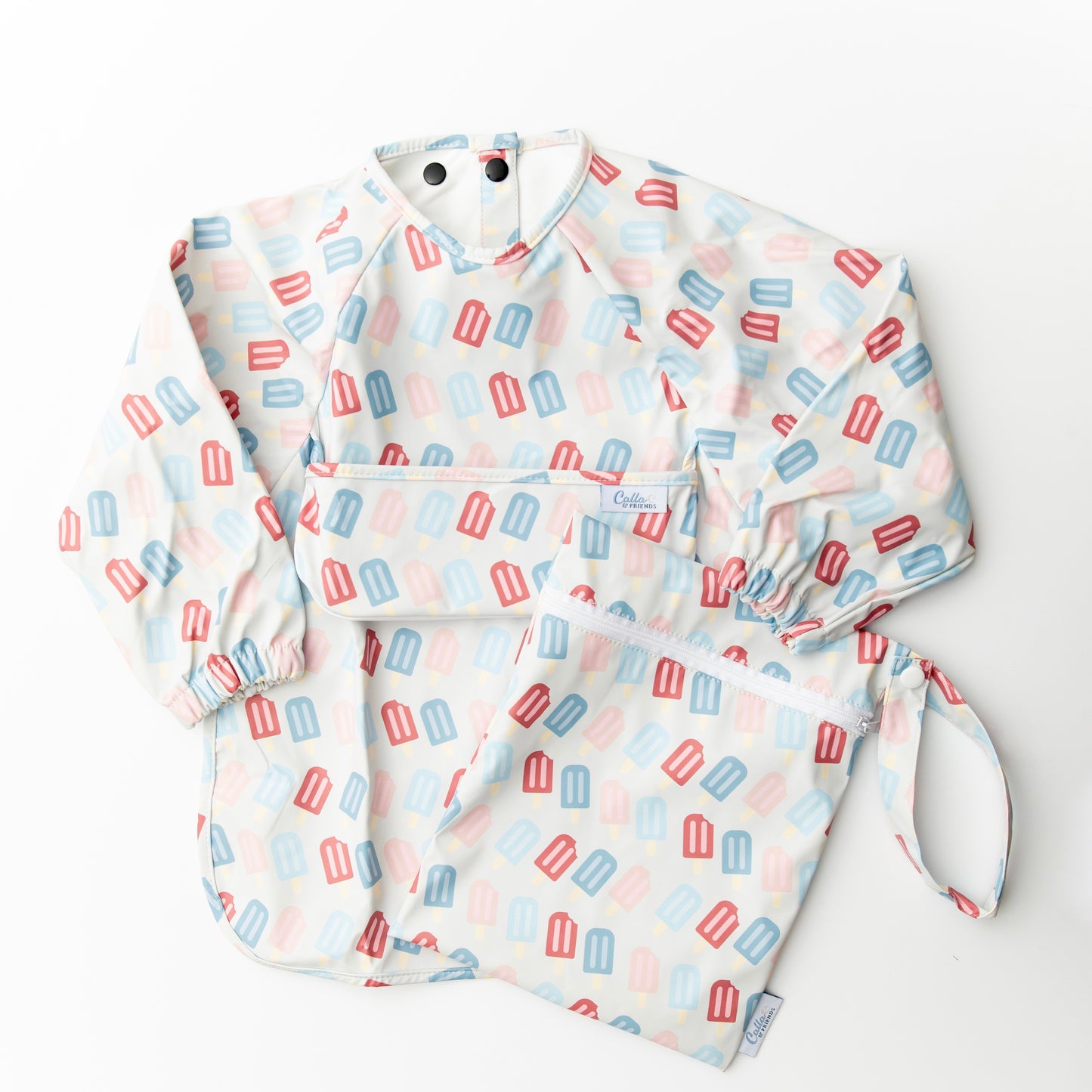 The Grayson Long Sleeve Bib - Popsicles