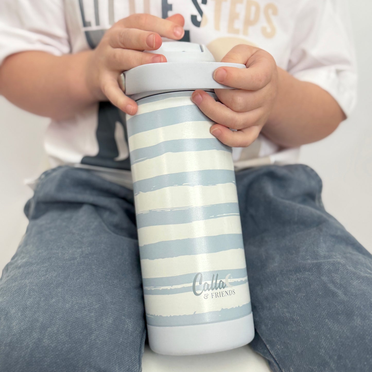 The Kyler Tumbler - Brush Stripes
