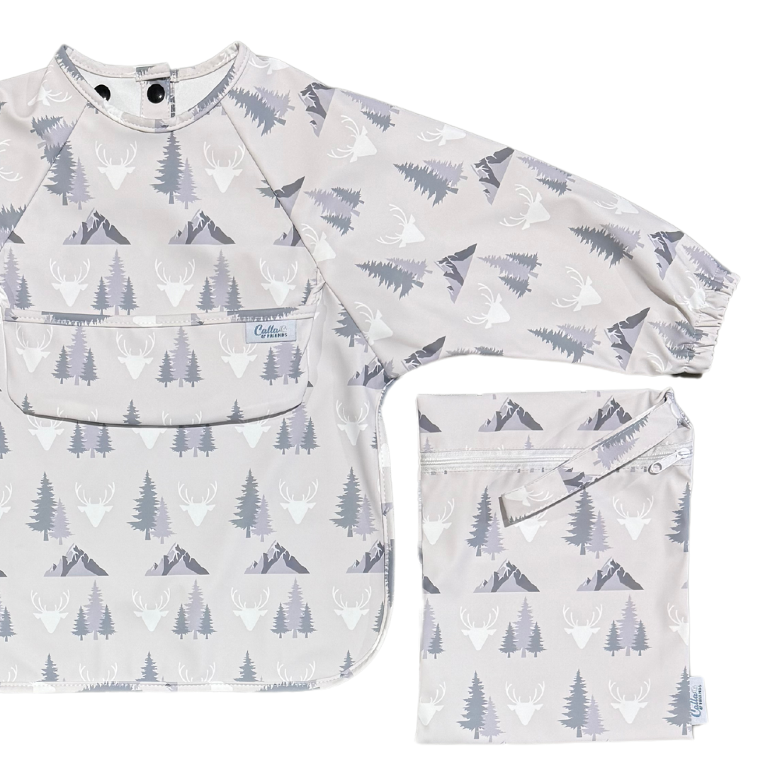 The Grayson Long Sleeve Bib - Mountains