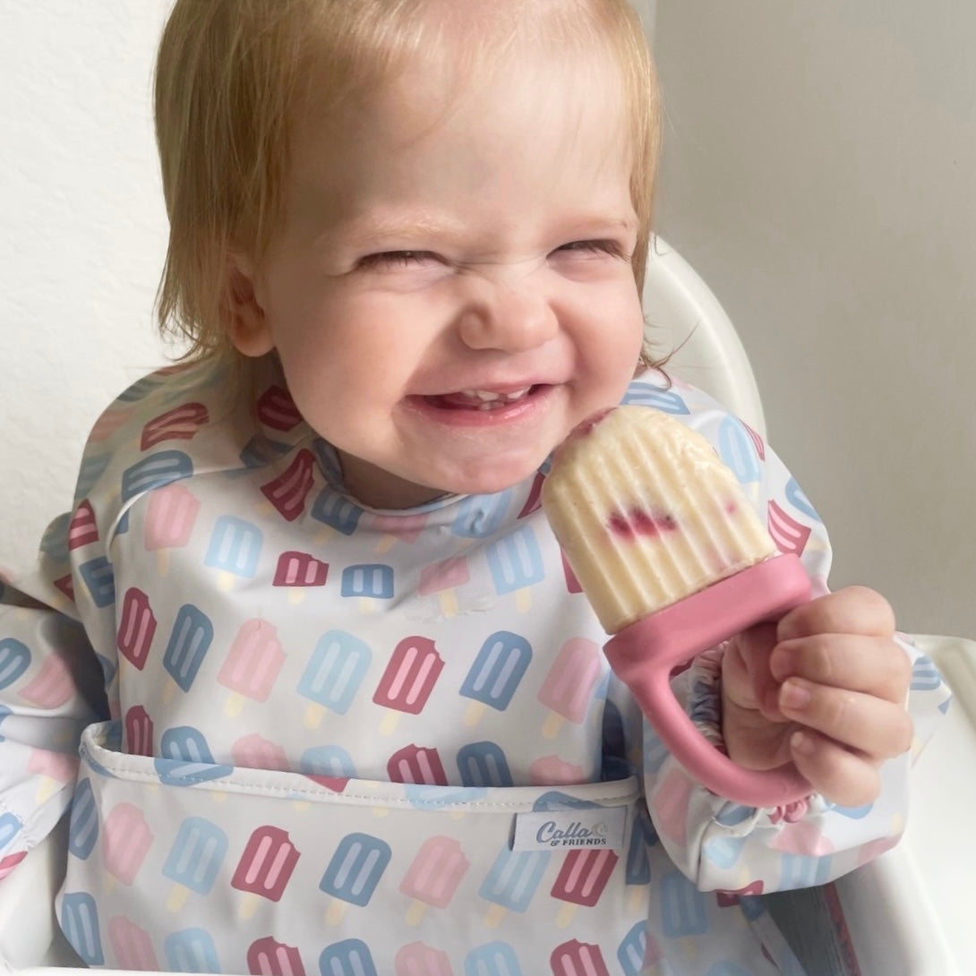 The Grayson Long Sleeve Bib - Popsicles