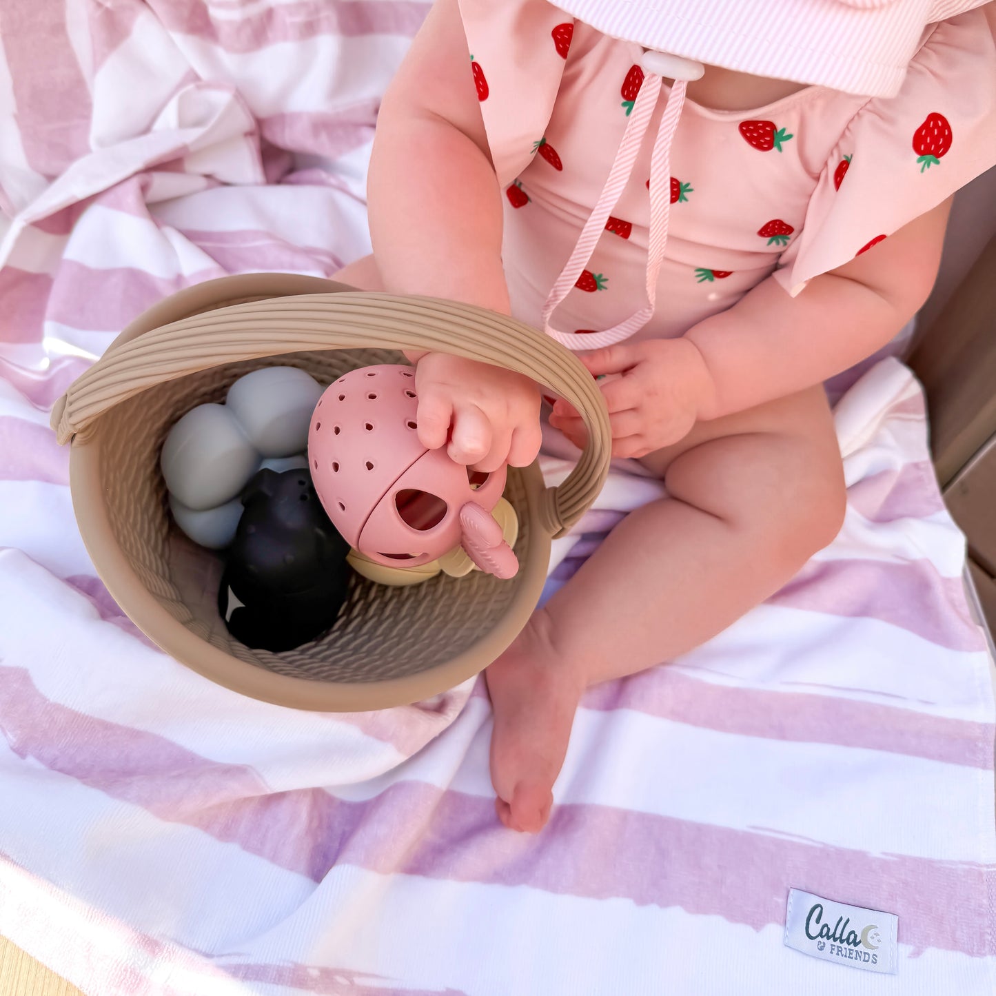 Strawberry Patch Bath Toys