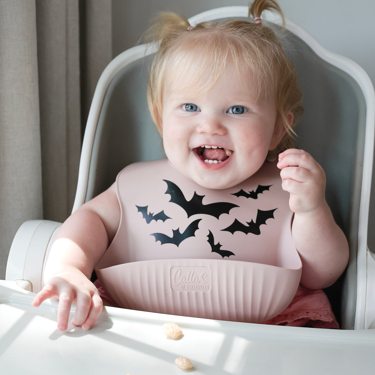 Spooky Collection Catch All Bib - Bats