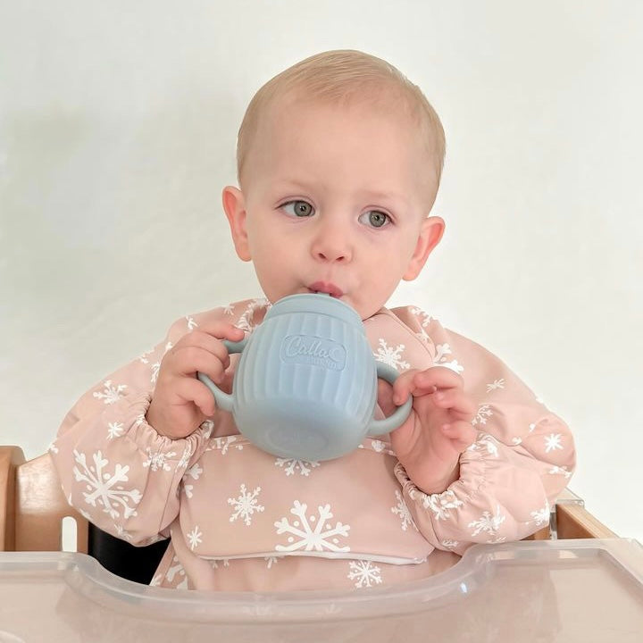 The Grayson Long Sleeve Bib - Limited Edition Snowflakes