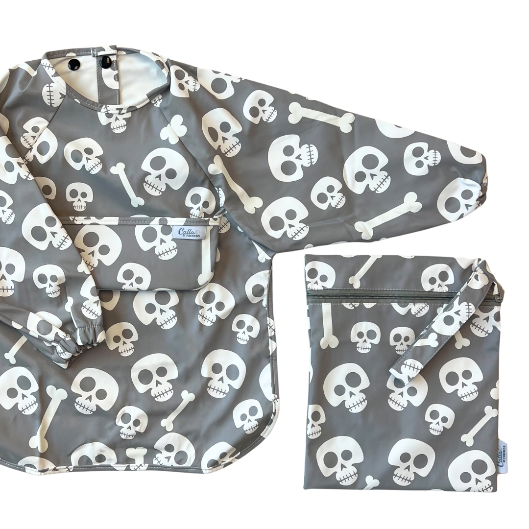 The Grayson Long Sleeve Bib - Skelly