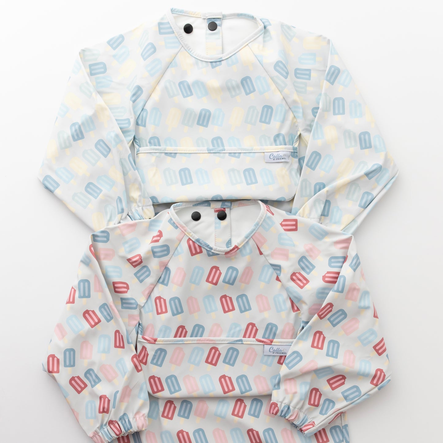 The Grayson Long Sleeve Bib - Popsicles