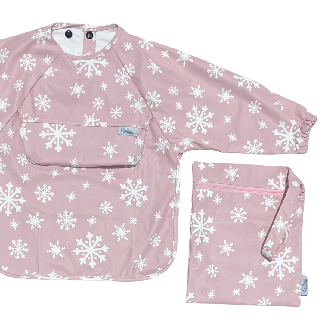 The Grayson Long Sleeve Bib - Limited Edition Snowflakes