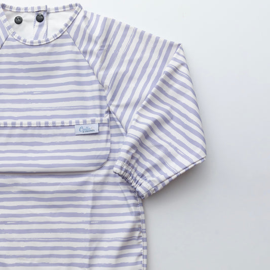 The Grayson Long Sleeve Bib - Brush Stripes