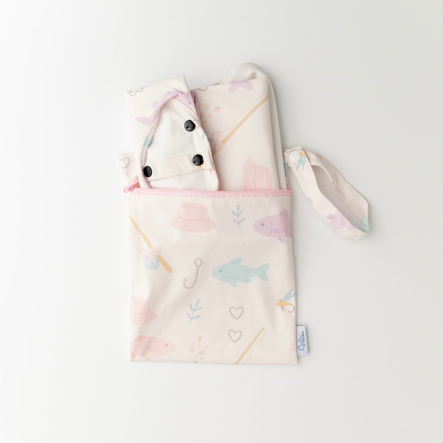 The Grayson Long Sleeve Bib - Lakeside Blooms