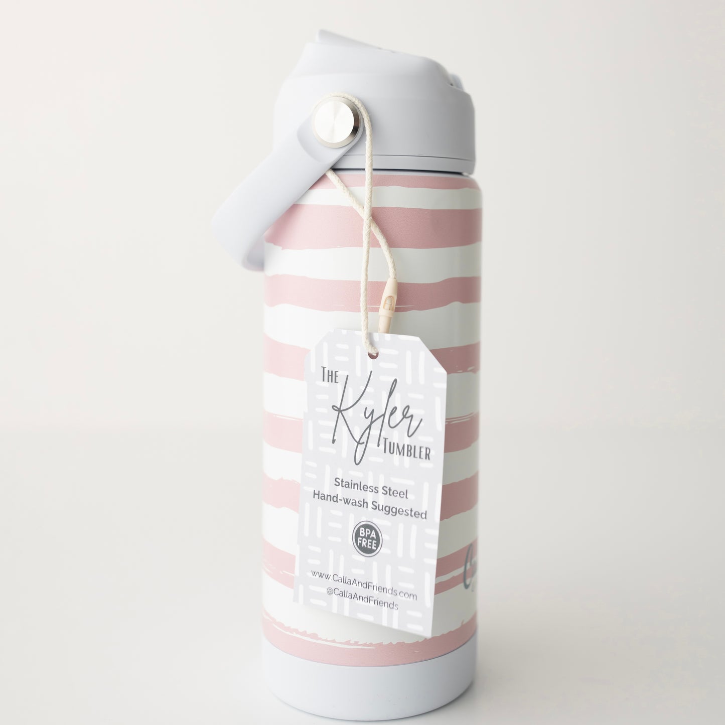 The Kyler Tumbler - Brush Stripes