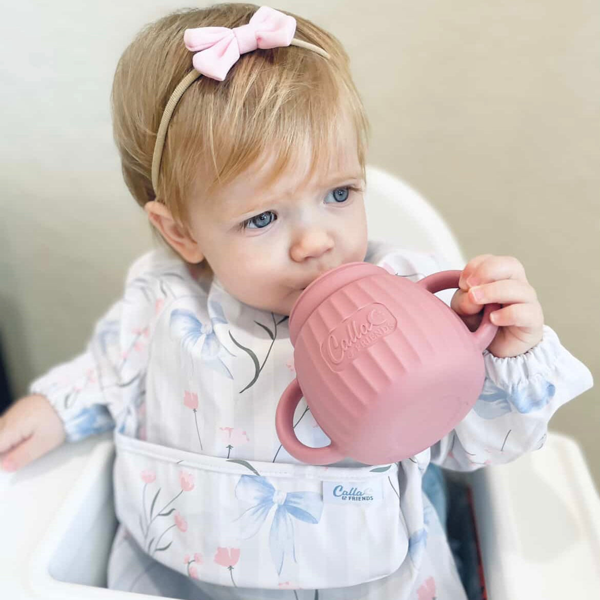 The Grayson Long Sleeve Bib - Fancy Floral