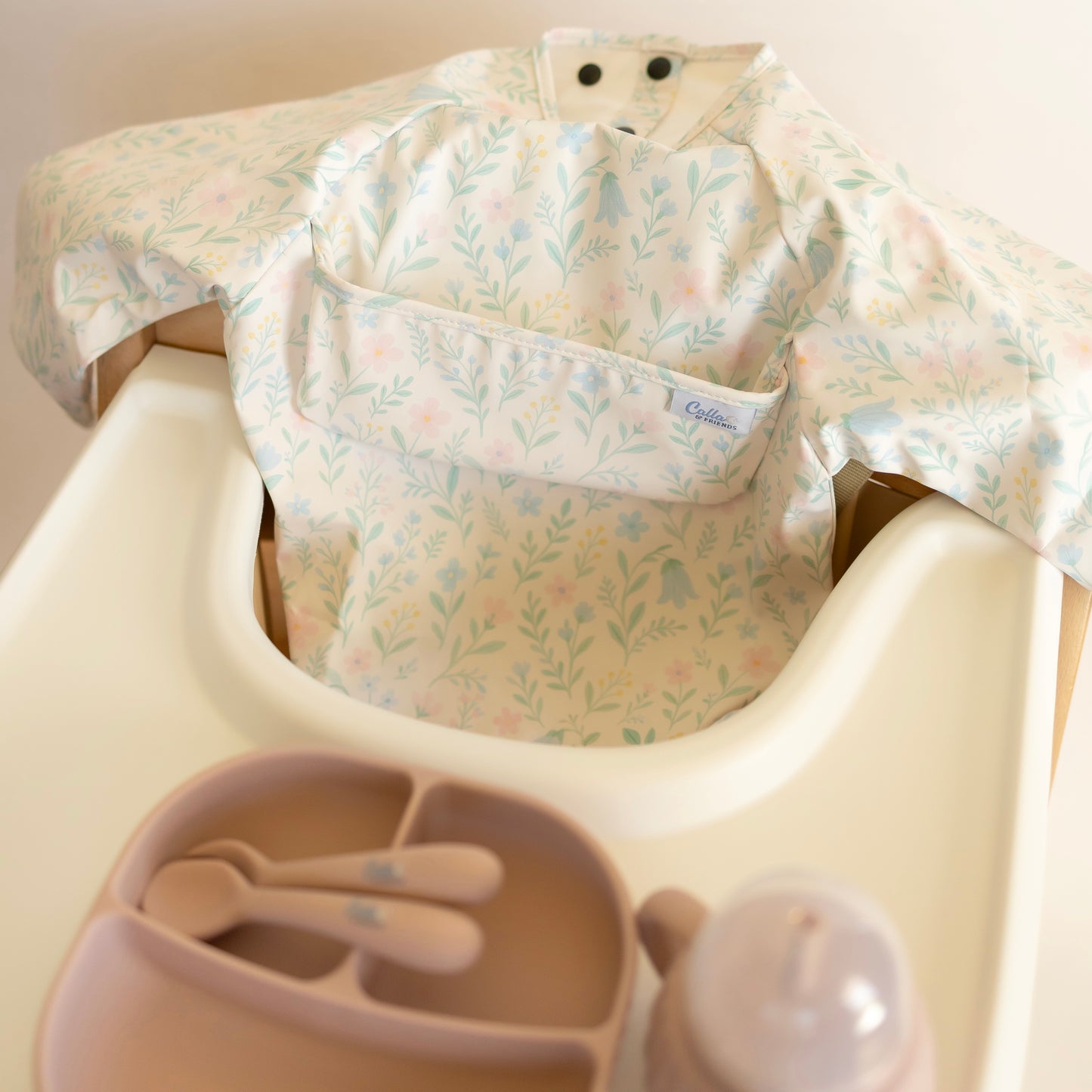 The Grayson Long Sleeve Bib - Wildflower Dreams