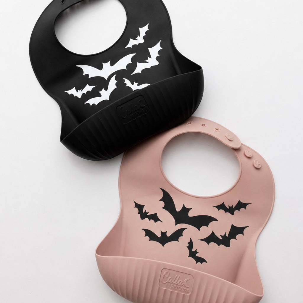 Spooky Collection Catch All Bib - Bats