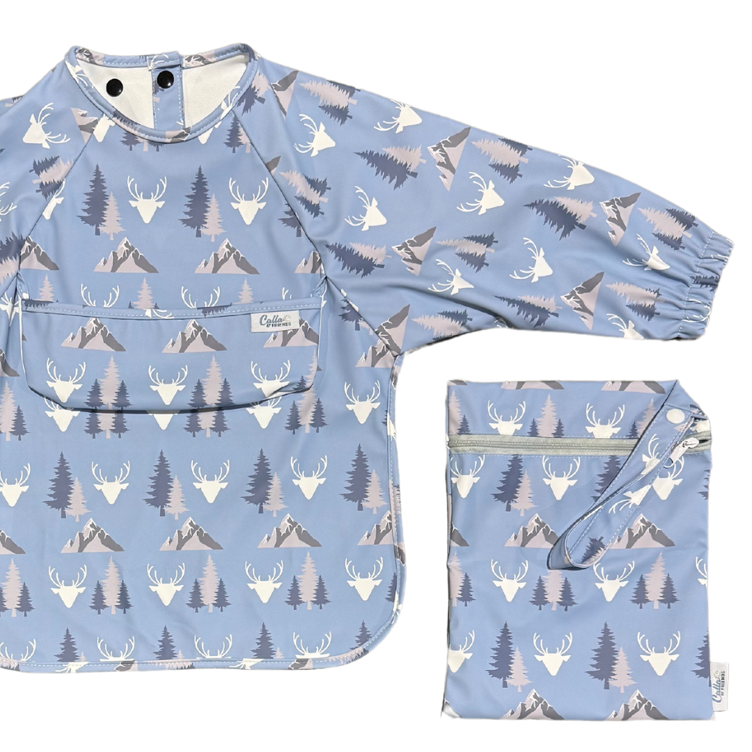 The Grayson Long Sleeve Bib - Mountains