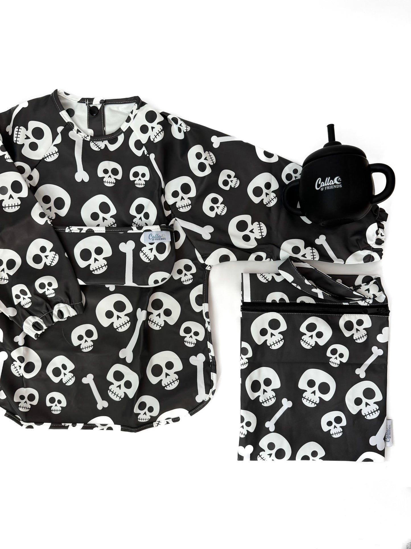 The Grayson Long Sleeve Bib - Skelly