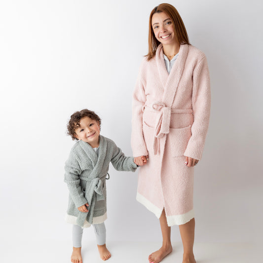 The Alani Mommy & Me Robe - Adult - Petal Pink