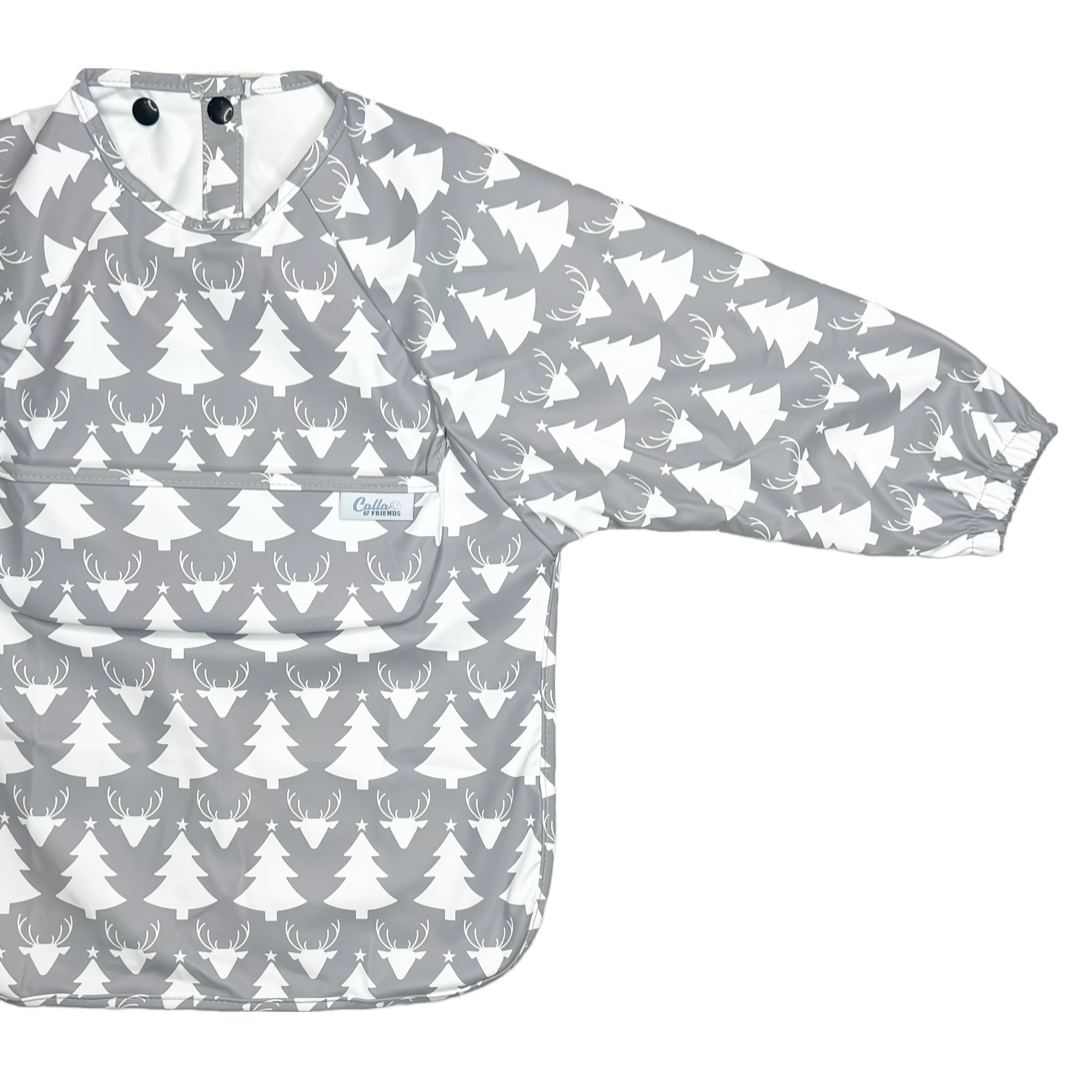 The Grayson Long Sleeve Bib - Limited Edition Antlers + Pines