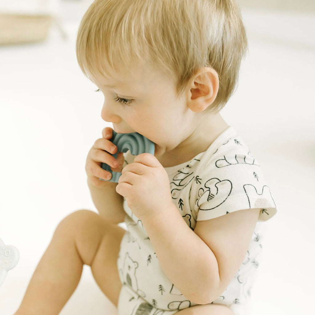 Rainbow Silicone Sensory Teether